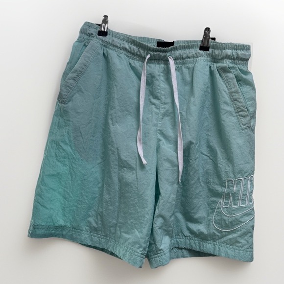 Nike Other - Nike Sportswear Large Alumni Woven Flow Shorts Light Green Men's